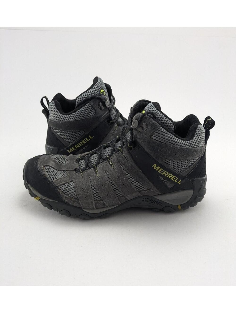 Mens Merrell Accentor 2 Vent Mid Gray Waterproof Walking Boots J81951 Size 10